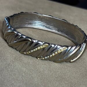 Elegant Silver and Gold Women's Bracelet